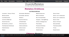 Desktop Screenshot of cuentorelatos.com